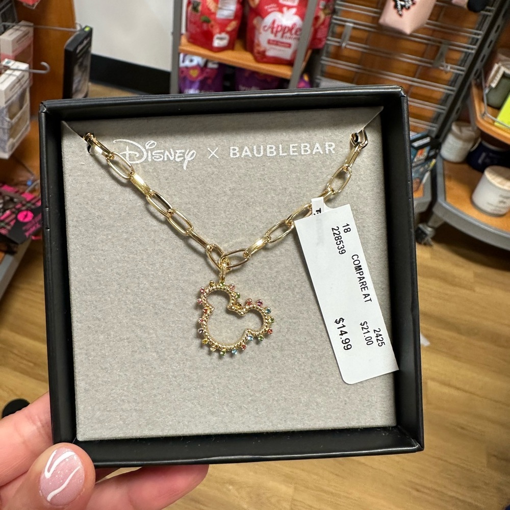 Disney x Baublebar Mickey Necklace